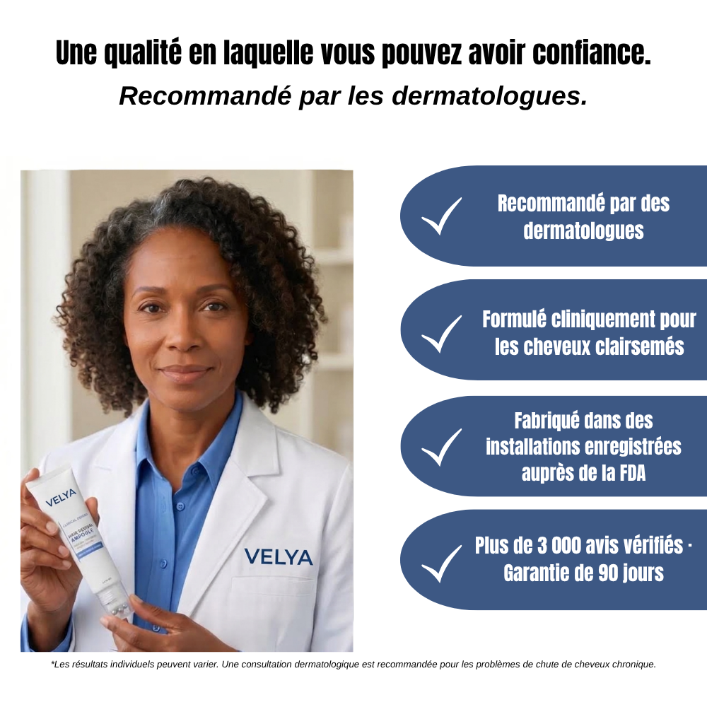 Ampoule revitalisante pour cheveux VELYA