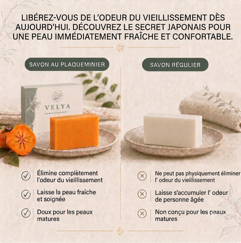 SAVON AU KAKI JAPONAIS VELYA